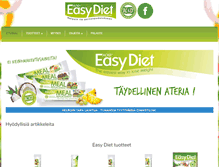 Tablet Screenshot of easydiet.fi