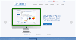 Desktop Screenshot of easydiet.it